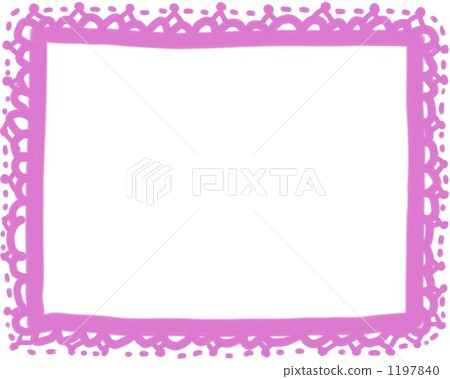 A girly illustration of pink forehead. Frame material A girly illustration of pink forehead. Frame material 1197840