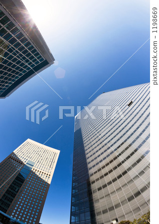 汐留的辦公樓城市 汐留的辦公樓城市 1198669