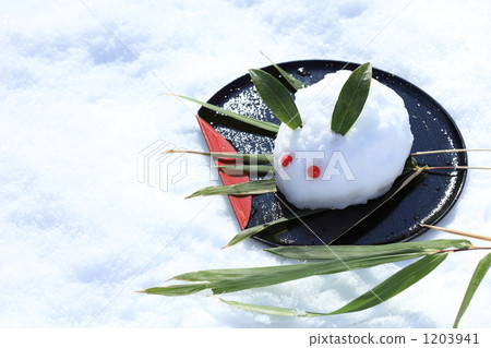 在托盤上的雪兔 在托盤上的雪兔 1203941