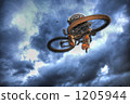 MTB Dirt Jump Air Trick MTB Dirt Jump Air Trick 1205944
