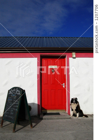 Restaurant and signboard dog Restaurant and signboard dog 1207706