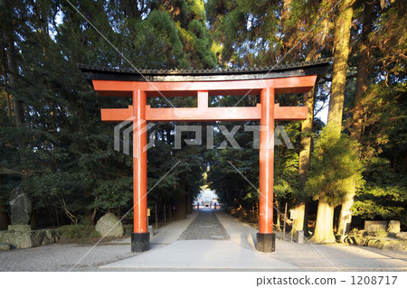 Torii Gate, kirishima jingu, pray road 1208717
