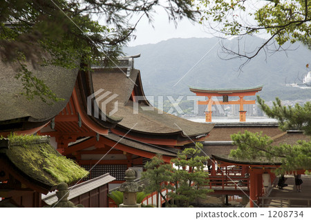 shrine, temple, itsukushima shrine 1208734