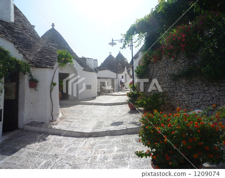 Alberobello flower road Alberobello flower road 1209074