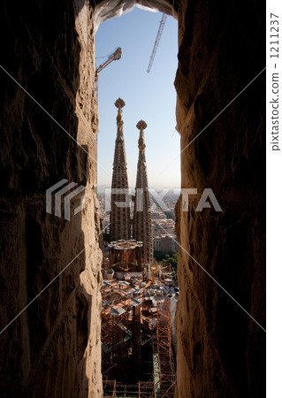 參觀聖家堂塔樓對面的塔樓 1211237