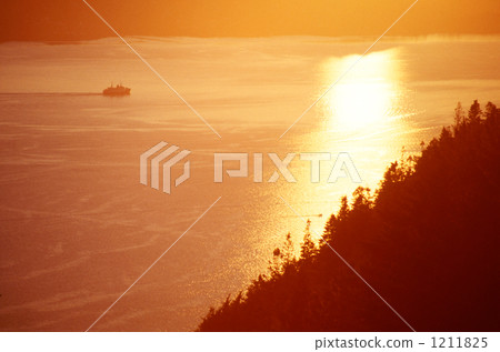 fjord, hardangerfjord, sunset 1211825
