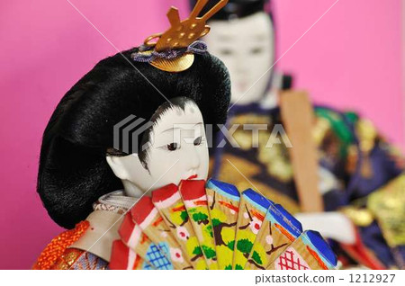 雛人形娃娃 女兒節 折扇 1212927