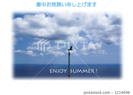 炎熱天氣的激情·天空和海洋以及風向指示器 炎熱天氣的激情·天空和海洋以及風向指示器 1214696