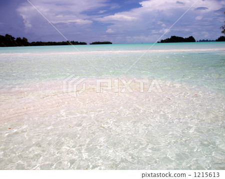 Emerald Blue Sea and beach Emerald Blue Sea and beach 1215613
