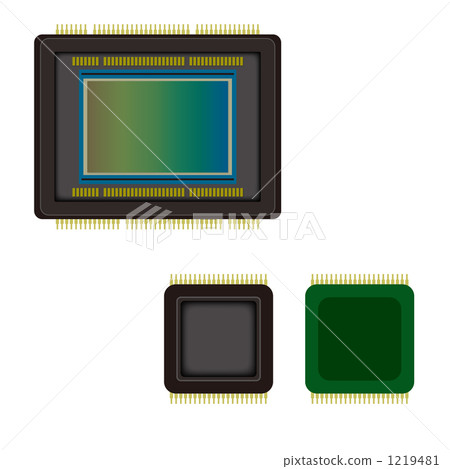 集成電路芯片 微芯片 illustration 1219481