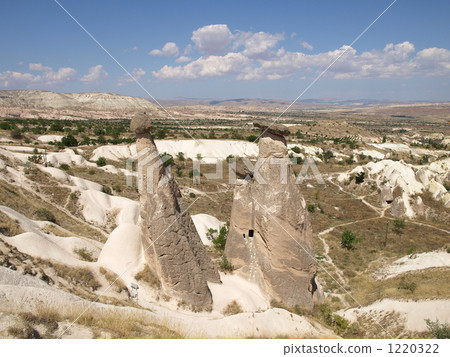 "Ecentenpe (mushroom rock)" (Turkey) of the World Heritage "Goreme National Park and the Rocky Group of Cappadocia" "Ecentenpe (mushroom rock)" (Turkey) of the World Heritage "Goreme National Park and the Rocky Group of Cappadocia" 1220322