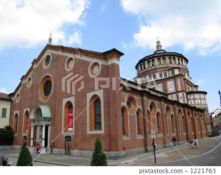 The only world heritage in Milan "Santa Maria delle Grazie church and Domenico monastery" 1221763