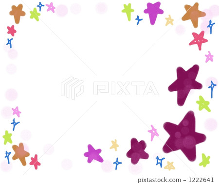 星框材料。流行和娘娘腔的插圖。 1222641