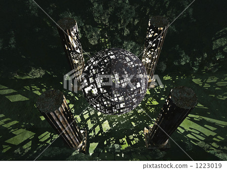 幻覺世界（發光的身體下降到寺廟） 1223019