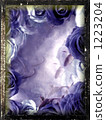Antique rose frame 1223204