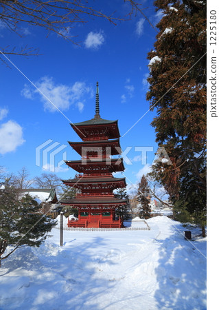 Winter five-storied pagoda Winter five-storied pagoda 1225180