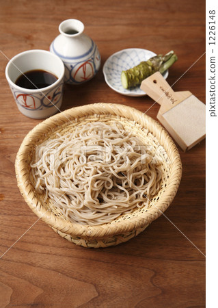 handmade soba, wasabi, buckwheat soup 1226148