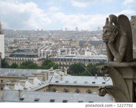 巴黎市觀看石像鬼 1227792