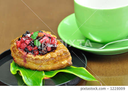 黑莓 咖啡杯 餡餅 1228009