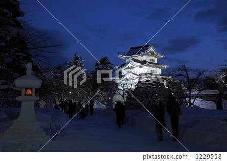 Hirosaki Castle Snow Lantern Festival 1229558