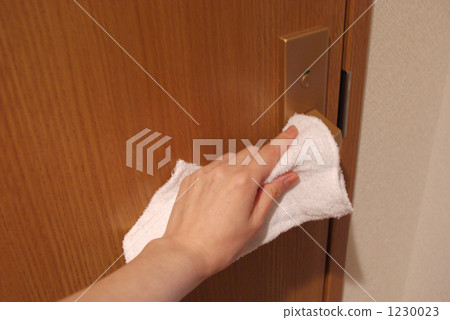 Wipe clean door knob 1230023