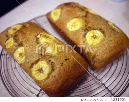 banana bread, pound cake, snack 1231901