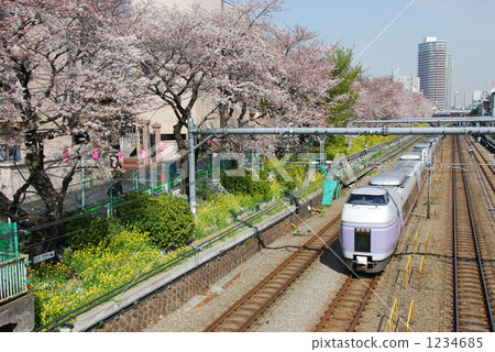 Shot in the vicinity of Higashi Nakano station, E351 series "Super Azusa" 1234685