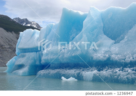 Blue ice cube Blue ice cube 1236947