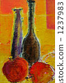 Apples and bottles 1237983