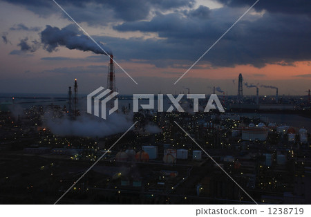 工業聯合 工廠 煙囪 1238719