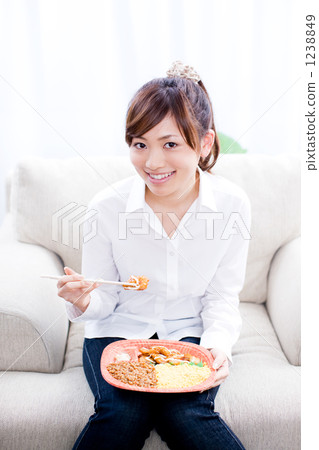 Young woman relaxing Young woman relaxing 1238849