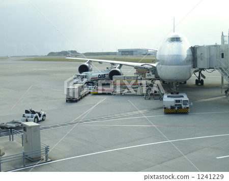 噴氣式飛機 到達 機場 1241229