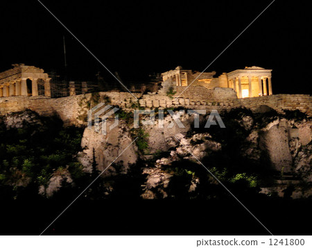 Light up of Olympos Hill Light up of Olympos Hill 1241800