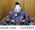 emperor and empress festival dolls, set of ornamental dolls for japanese girls' day, saitama prefecture 1244809