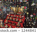 tiered doll stand, five musical dolls, set of ornamental dolls for japanese girls' day 1244841