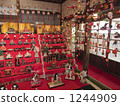 tiered doll stand, set of ornamental dolls for japanese girls' day, kanagawa prefecture 1244909