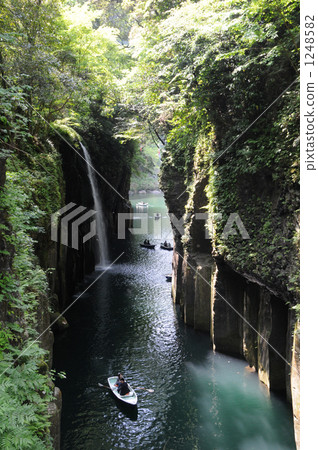 高千穗峽谷，Masuno的瀑布 1248582