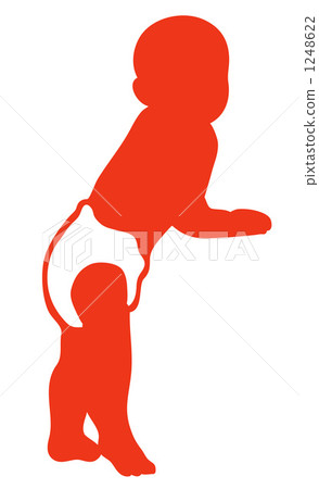 A standing baby A standing baby 1248622