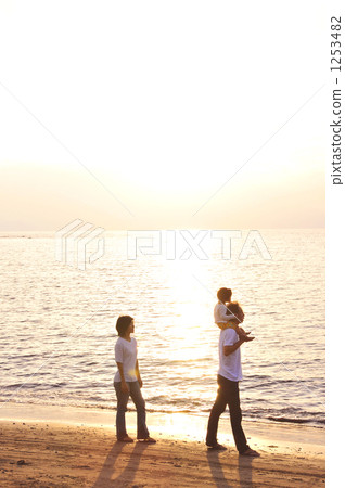 beach, walk, person 1253482