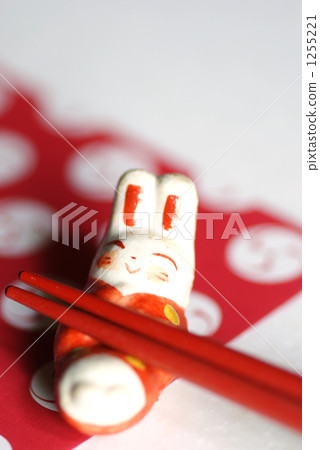 Chopstick rest of rabbits 1255221