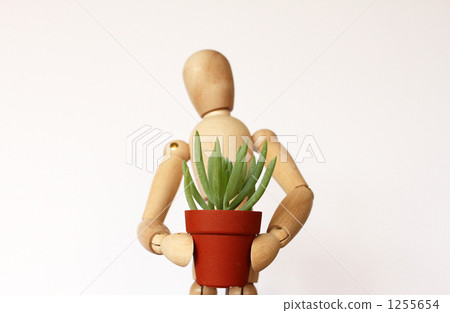 Drawing drawing with flowerpot 1255654