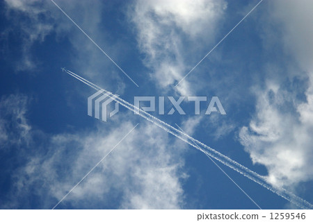 飛機雲 飛機雲 1259546