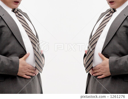 Two metropolitan men holding the waist Two metropolitan men holding the waist 1261276