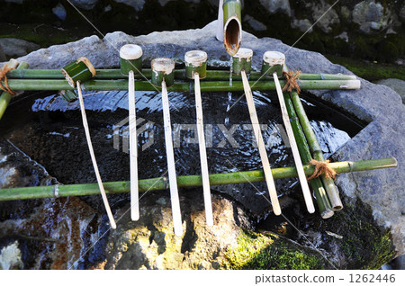 手水舍 飲池 洗手用的水 1262446