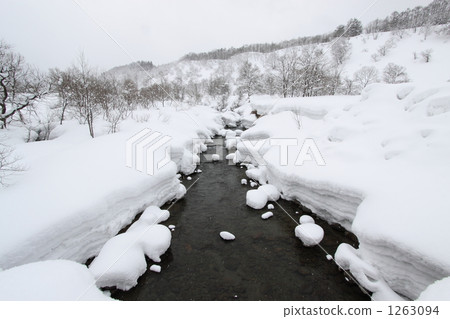 雪和河流 1263094