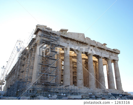 "Parthenon Temple" of the World Heritage "Acropolis of Athens" (Greece) "Parthenon Temple" of the World Heritage "Acropolis of Athens" (Greece) 1263316