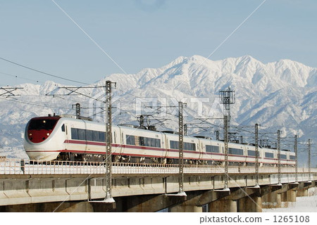 The Tateyama mountain range mountain back now Nakakutaka 1265108