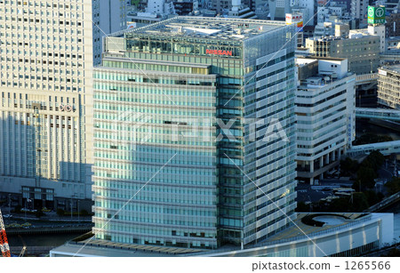 Nissan head office building overhead Nissan head office building overhead 1265566