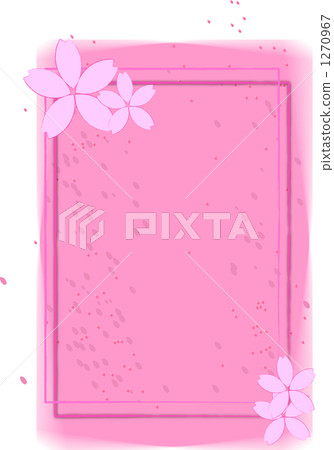 Cherry blossom frame pink background Cherry blossom frame pink background 1270967