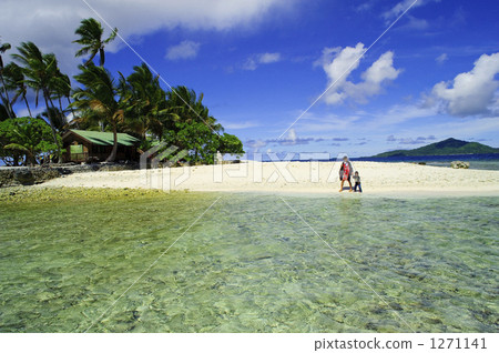 沙洲 夏天 夏季 1271141